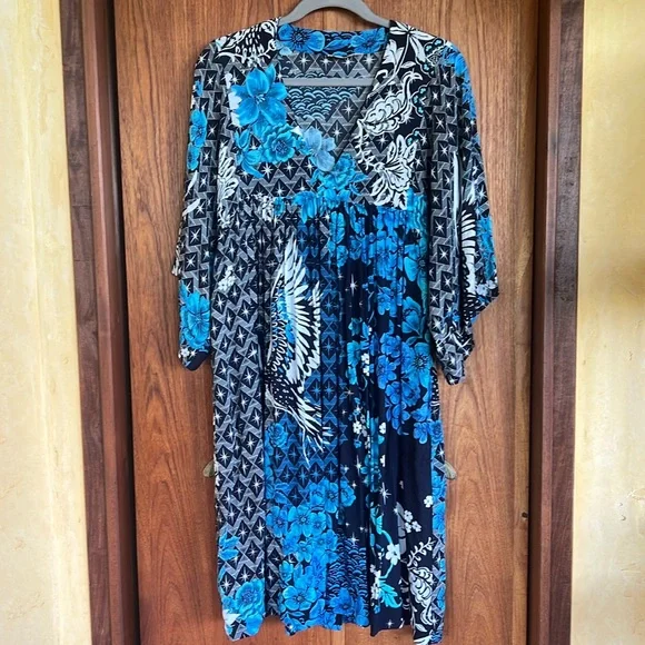 Johnny Was kimono shift dress XS - Picture 1 of 6